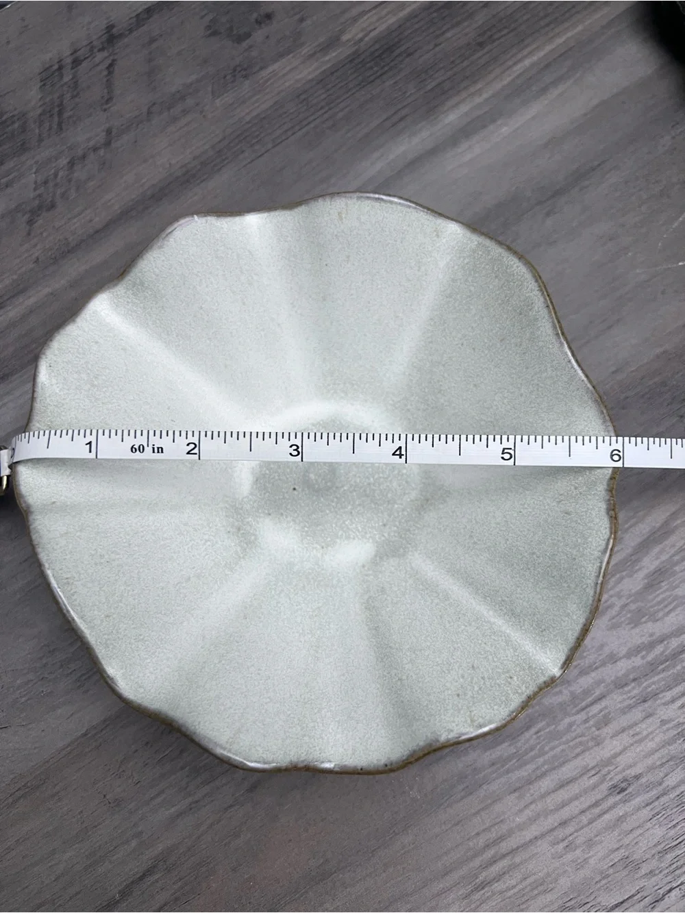 White Ceramic Petal Trinket Dish